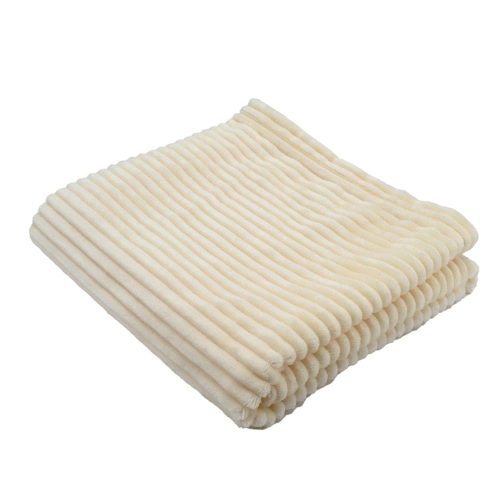 Couverture boudoir BEIGE Domiva