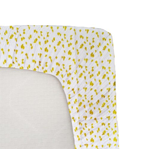 Drap housse jersey Imprime BEIGE Domiva