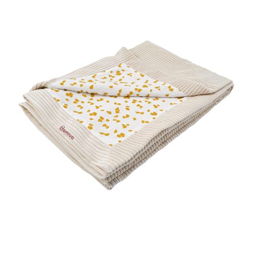 Couverture double face BEIGE Domiva