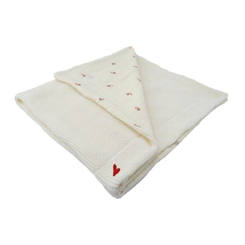 Couverture double face BEIGE Domiva