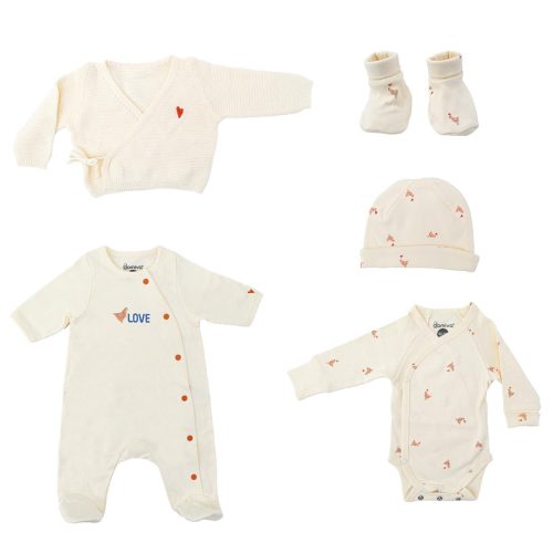 Pochon Kit Maternité 5 Pcs BEIGE Domiva