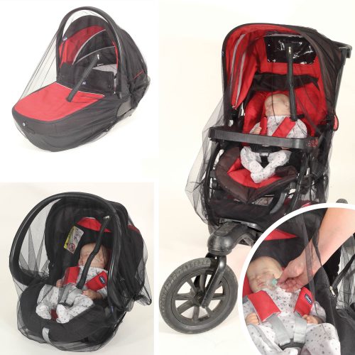MOUSTIQUAIRE  ZIPPEE 3 EN 1 NOIR Trois Kilos Sept