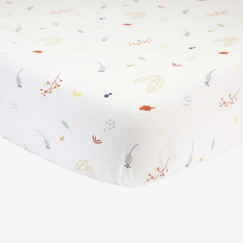 Drap housse Cache cache en fôret BLANC Trois Kilos Sept