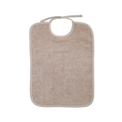 Bavoir à lacets BEIGE Trois Kilos Sept