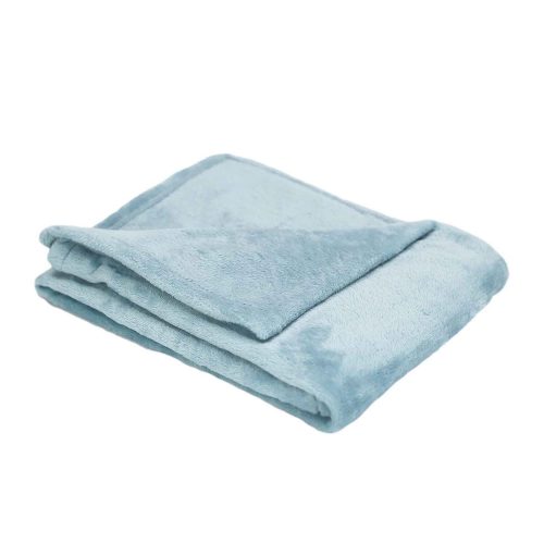 Couverture flanelle BLEU Trois Kilos Sept