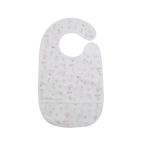 Bavoir à poche pu Wonderful BEIGE Trois Kilos Sept