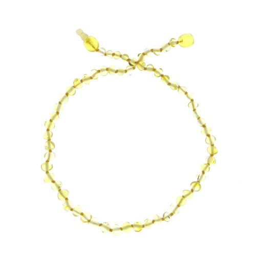 Collier ambre Baltique - forme baroque JAUNE BalticWay