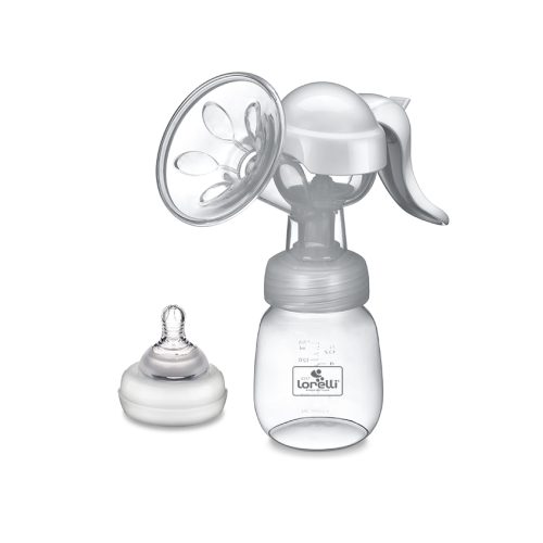 Tire-lait manuel assistant avec biberon BLANC Lorelli