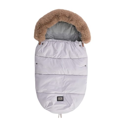 Chancelière luxe fourrure GRIS Lorelli