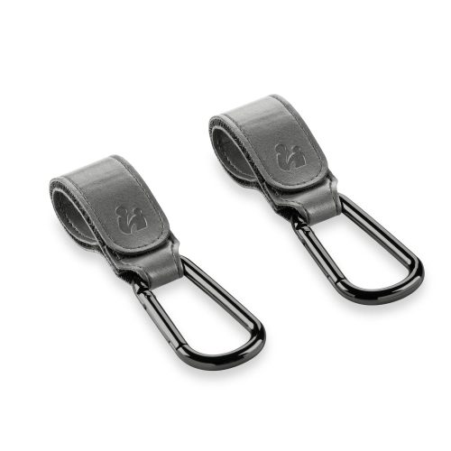 Crochets pour poussette Pushchair Hooks GRIS Hauck