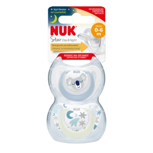 2 Sucettes Starlight MULTICOLORE Nuk