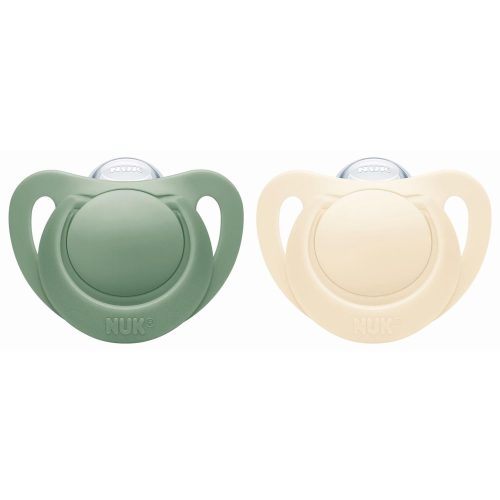 2 Sucettes Nuk for nature silicone VERT Nuk