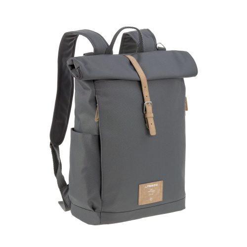 Sac à dos à langer Rolltop Green Label GRIS Lässig
