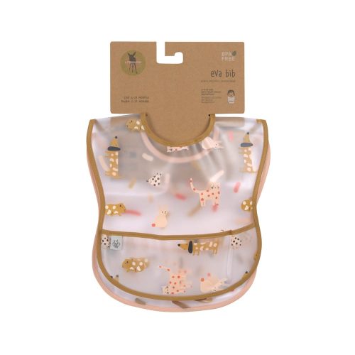 Lot de 2 bavoirs avec poche EVA Little Mateys ORANGE Lässig