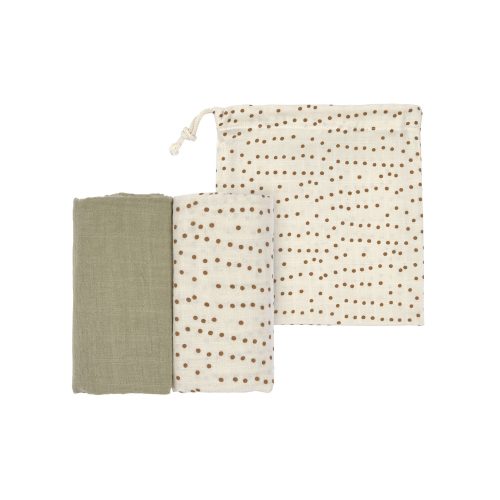 2 langes mousseline ORANGE Lässig