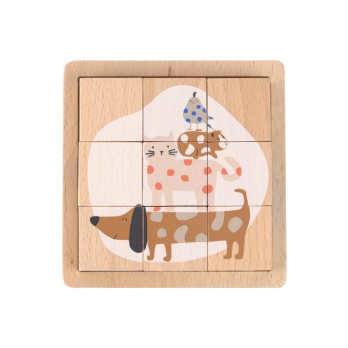 Cube Puzzle en bois Little Mateys MULTICOLORE Lässig