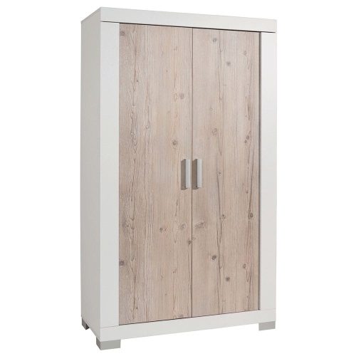 Armoire 2 portes Ayden BEIGE Yuny by Paidi