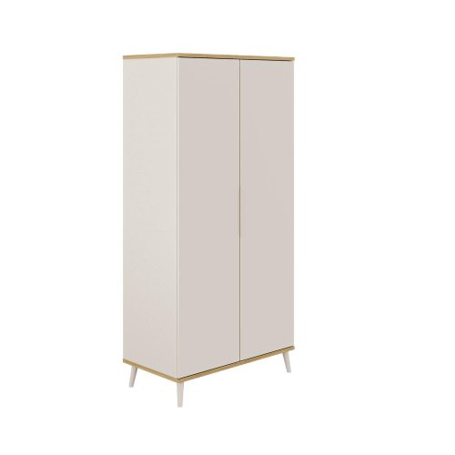 Armoire 2 portes Hazel BEIGE Yuny by Paidi