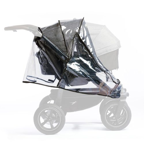 Habillage pluie poussette Duo2 version sport 1 assise NOIR TFK
