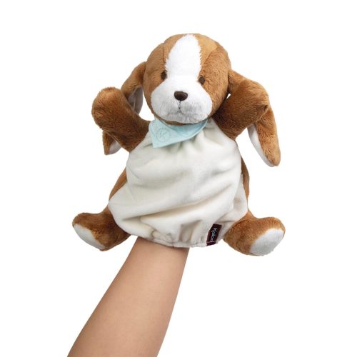 Peluche chien tiramisu marionnette BEIGE Kaloo