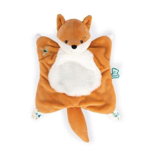 Doudou carré Renard Léonard ORANGE Kaloo
