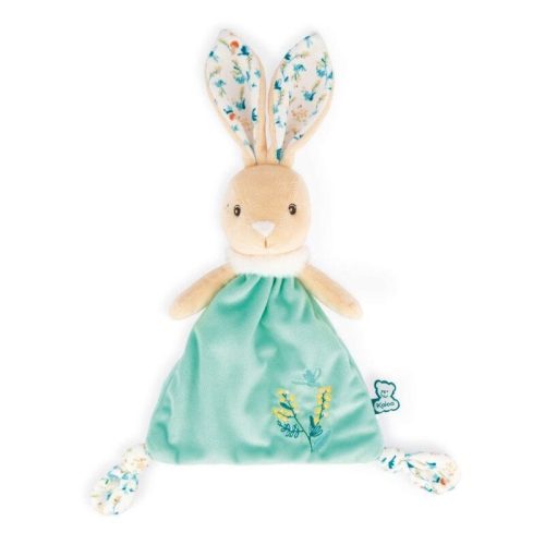 Doudou triangle Lapin Justin VERT Kaloo