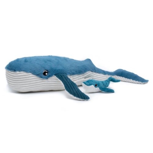 Ptipotos Baleine maman/bébé BLEU Les Déglingos