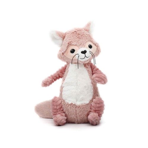 Peluche Ptipotos Raton Laveur ROSE Les Déglingos