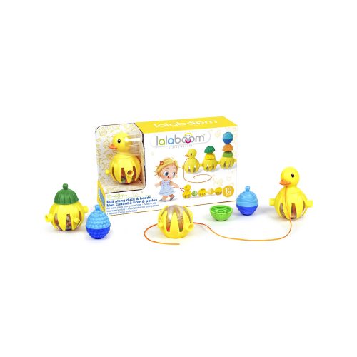 Canard à tirer avec perles à assembler 10 pièces MULTICOLORE Lalaboom