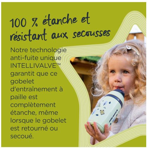 Tasse isotherme à paille GRIS Tommee Tippee