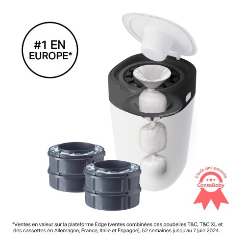Starter pack Twist&click + 4 recharges BLANC Tommee Tippee
