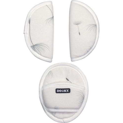 Protections de sangles pour siège auto BLANC Dooky