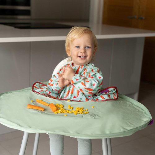 Kit Bavoir et Plateau VERT Tidy tot