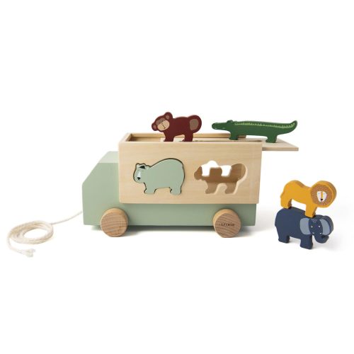 Camion en bois animaux MULTICOLORE Trixie