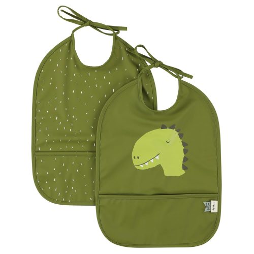 Bavoir 2 pièces imperméable VERT Trixie