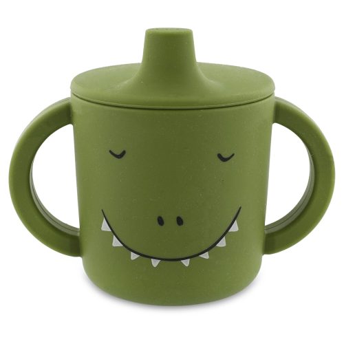 Tasse d'apprentissage en silicone VERT Trixie
