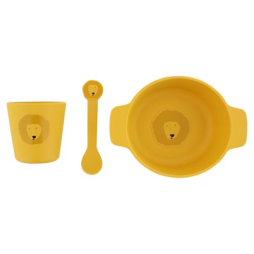 Set repas en silicone JAUNE Trixie