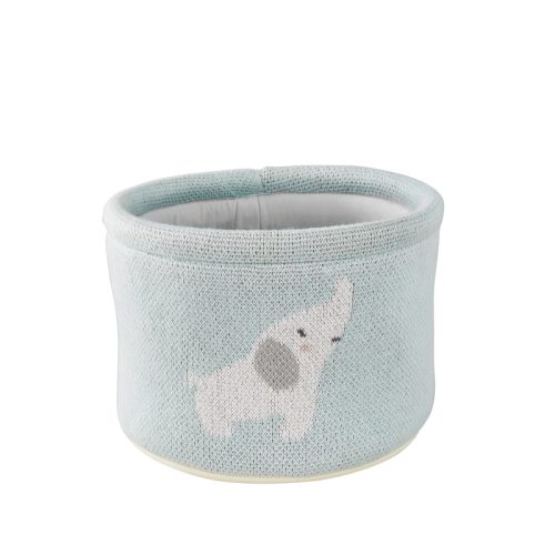 Panier Beauty Case - Jacquard Bio Anna & Milo VERT Noukie's