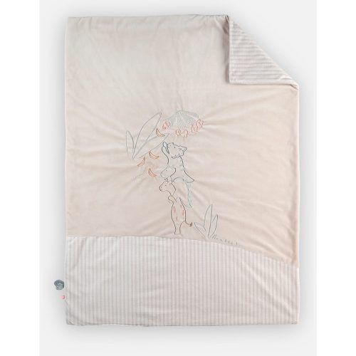 Couverture Veloudoux Tiga & Stegi BEIGE Noukie's