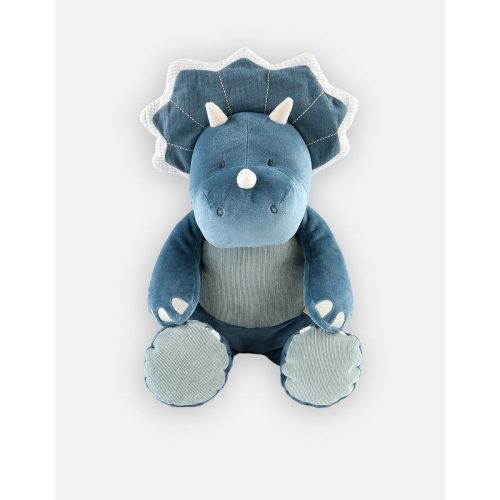 Peluche Medium Veloudoux Dino Ops Tiga & Stegi BLEU Noukie's