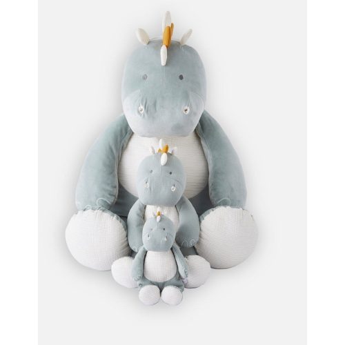Peluche Medium Mousseline Bio Dino Stegi Tiga & Stegi VERT Noukie's