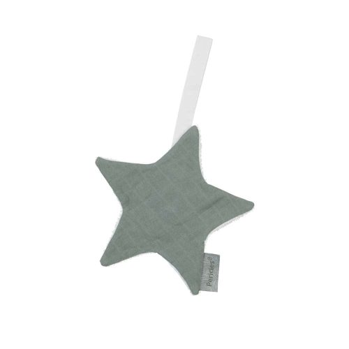 Doudou attache tétine VERT Périclès