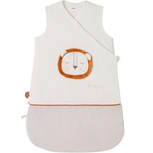 Gigoteuse veloudoux bicolore Babou et Kendi BLANC Noukie's