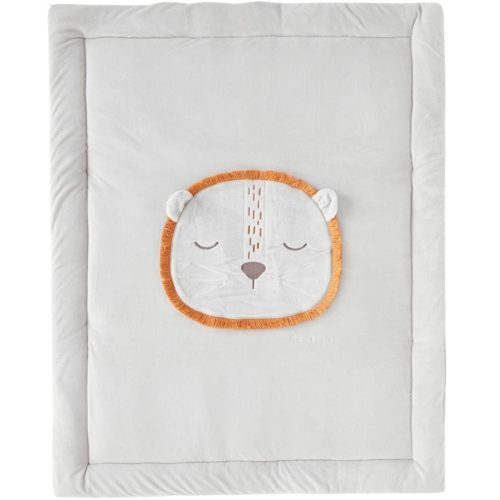 Tapis de jeu et parc veloudoux Babou et Kendi GRIS Noukie's