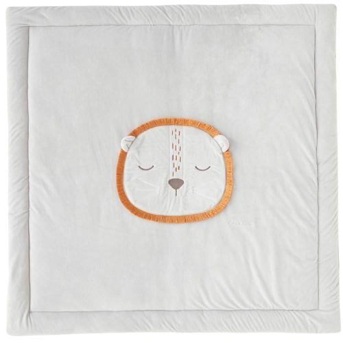 Tapis de jeu et parc veloudoux Babou et Kendi GRIS Noukie's