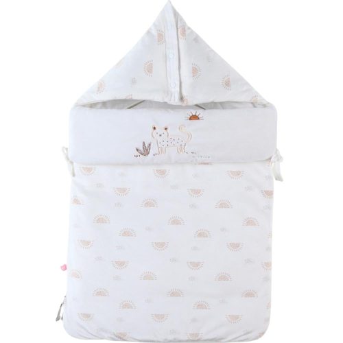 Nid d'ange veloudoux Babou et Kendi Soleil BEIGE Noukie's