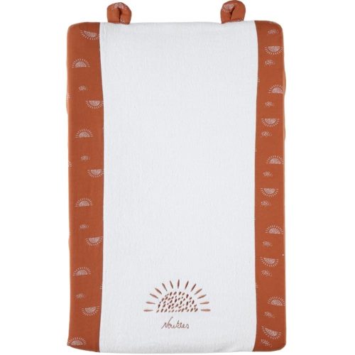 Matelas à langer avec housse éponge Babou et Kendi MARRON Noukie's