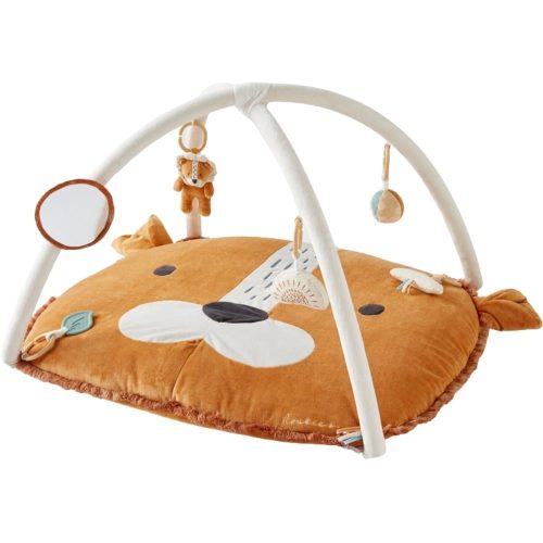 Tapis d'éveil veloudoux Babou et Kendi MARRON Noukie's