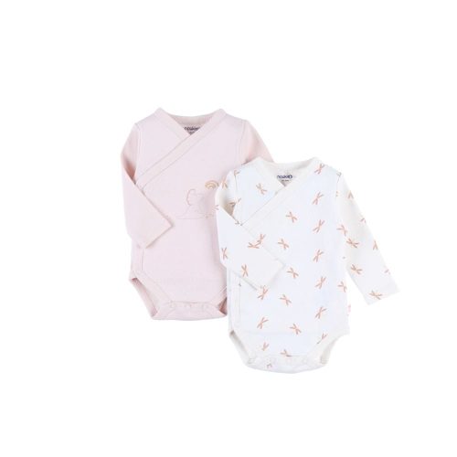 2 bodys croisés manches longues Popsie MULTICOLORE Noukie's