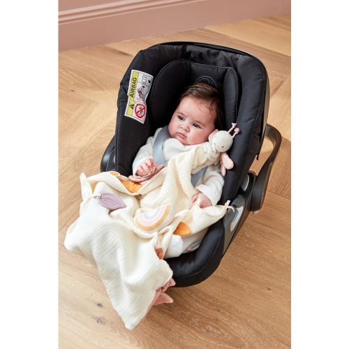 Couverture d'activité mousseline Pop BEIGE Noukie's